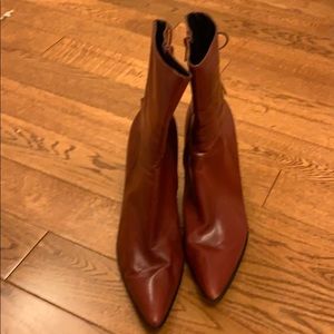 Nine West Red Leather Boots